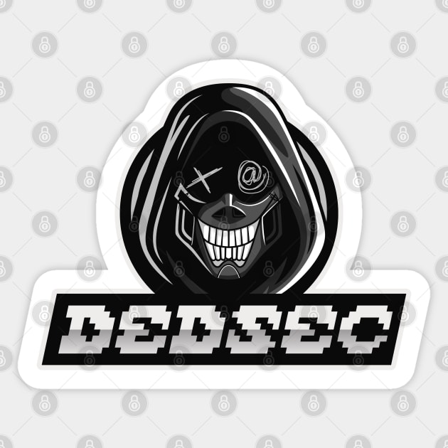 DEDSEC - HACKER - Watch Dogs Sticker by Cyber Club Tees